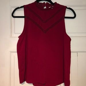 Red tank top